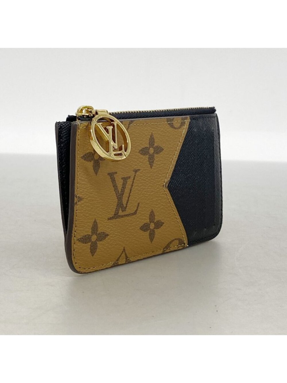 Louis Vuitton Coin Purse Monogram Reverse Card Case Romy Brown - Picture 2 of 5